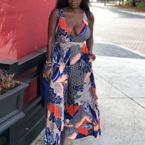 *LAST CHANCE* Print Wide Leg Jumpsuit